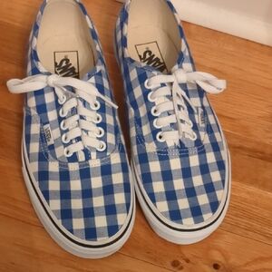 Vans Gingham True Blue Shoes